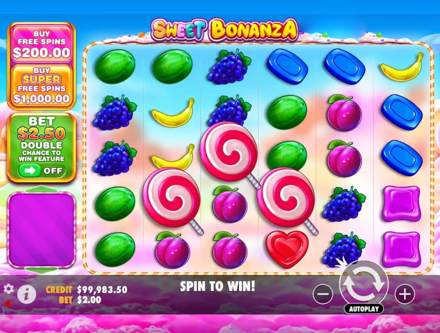 Sweet bonanza